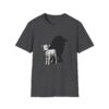 Lion and Lamb Unisex Softstyle T-Shirt, Inspirational Tee, Gift for Nature Lovers, Casual Wear, Eco-Friendly