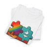 Peace and Unity Puzzle Tee, Unisex Heavy Cotton T-Shirt, Gift for Activists, Comfortable Everyday Wear, Rainbow Design, Social Justice [...]
