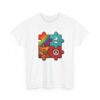 Peace and Unity Puzzle Tee, Unisex Heavy Cotton T-Shirt, Gift for Activists, Comfortable Everyday Wear, Rainbow Design, Social Justice [...]