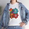 Peace and Unity Puzzle Tee, Unisex Heavy Cotton T-Shirt, Gift for Activists, Comfortable Everyday Wear, Rainbow Design, Social Justice [...]