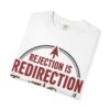 12367439514634205577_2048.jpeg Rejection Is Redirection Trust The Process T-shirt | Motivational Arrow Tee