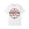 3525439798431151550_2048.jpeg Rejection Is Redirection Trust The Process T-shirt | Motivational Arrow Tee