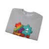 10283134266675885433_2048.jpeg Puzzle Peace Crewneck Sweatshirt - Cozy Unisex Fashion, LGBTQ+ Pride Gift, Friendship Sweatshirt, Casual Wear, Peaceful Vibes
