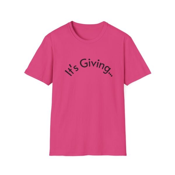 10731062516897642564_2048.jpeg Unisex Softstyle T-Shirt - It's Giving... | Casual Wear, Gift for Friends, Birthday Gift, Everyday Style, Trendy Fashion
