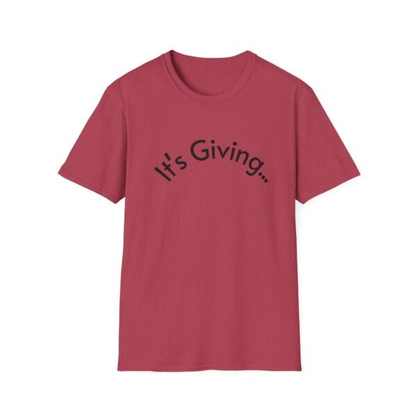 12133807728993101444_2048.jpeg Unisex Softstyle T-Shirt - It's Giving... | Casual Wear, Gift for Friends, Birthday Gift, Everyday Style, Trendy Fashion