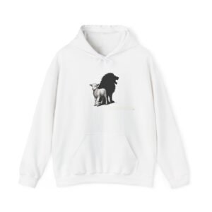 12204369486458382042_2048.jpeg Courage & Strength Hoodie - Unisex Heavy Blend Sweatshirt, Inspirational Gift for Animal Lovers, Cozy Fashion, Mother's Day, Birthday Gift