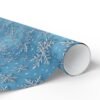 1299939784151950121_4096.jpeg Winter Wonderland Wrapping Paper, Snowflake Gift Wrap, Holiday Gift Wrap, Christmas Wrapping, Blue Snowflake Paper