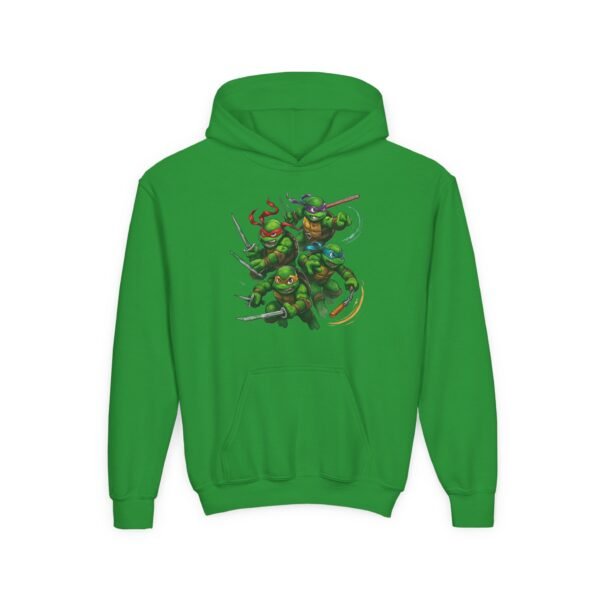 13527329293828842661_2048.jpeg Teen Ninja Turtles Hooded Sweatshirt, Cool Casual Wear, Gift for Kids, Cozy Winter Top, Perfect for Birthdays, Comic Fans