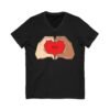 Unisex Jersey Short Sleeve V-Neck Tee