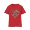 14520116896214957794_2048.jpeg Love & Peace Unisex Softstyle T-Shirt, Vintage Vibe Tee, Casual Wear, Gift for Friends, Everyday Comfort, Boho T-Shirt