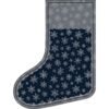 Elegant Snowflake Christmas Stocking, Winter Decor, Holiday Gift, Personalized Stocking, Festive Home Decoration