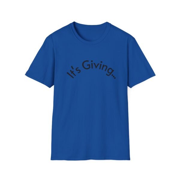 15395302814829522321_2048.jpeg Unisex Softstyle T-Shirt - It's Giving... | Casual Wear, Gift for Friends, Birthday Gift, Everyday Style, Trendy Fashion
