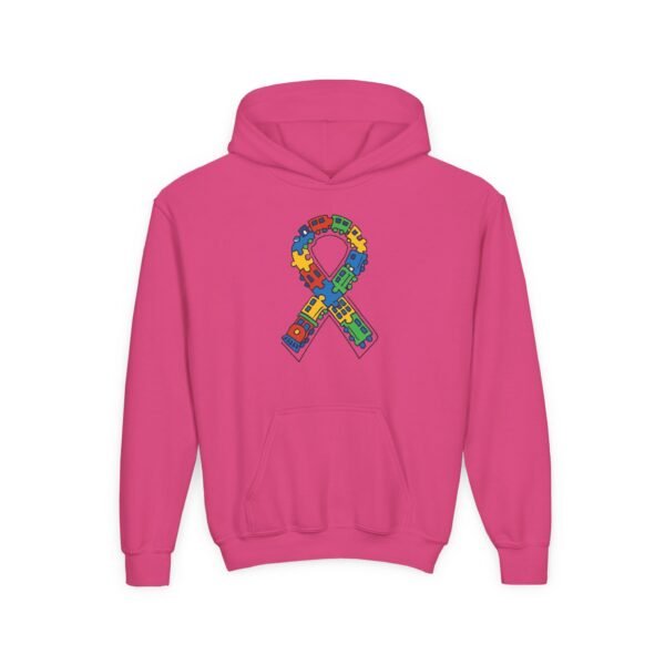 Autism Awareness Hoodie for Youth | Colorful Puzzle Ribbon Sweatshirt | Support & Celebrate Differences, Perfect Gift for Kids | [...]