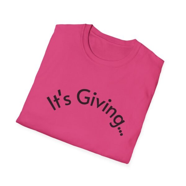 16570583655413094135_2048.jpeg Unisex Softstyle T-Shirt - It's Giving... | Casual Wear, Gift for Friends, Birthday Gift, Everyday Style, Trendy Fashion