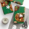 Festive Wrapping Papers for Holiday Gifts, Christmas Present Wrap, Eco-Friendly Gift Wrap, Seasonal Wraps, Party Decorating
