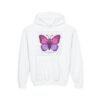 16823525705053209649_2048.jpeg Butterfly Youth Hoodie, Cozy Sweatshirt for Kids, Spring Fashion, Animal Lover Gift, Cute Butterfly Design, Perfect for Birthdays