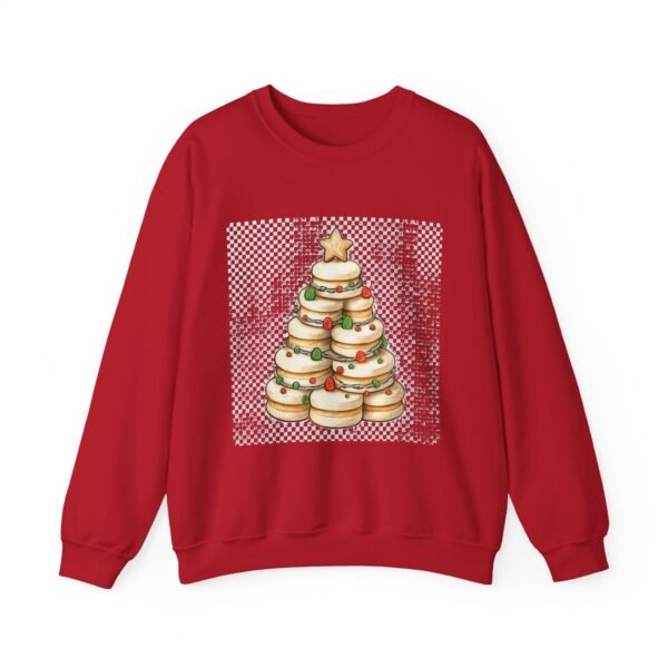 Festive Cookie Tree Sweatshirt, Holiday Gift, Cozy Crewneck, Christmas Apparel, Seasonal Fashion, Unisex Sweatshirt
