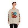 1971395079925491405_2048.jpeg Puzzle Peace Crewneck Sweatshirt - Cozy Unisex Fashion, LGBTQ+ Pride Gift, Friendship Sweatshirt, Casual Wear, Peaceful Vibes