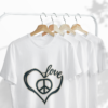 20251002191658-1f09fc45-e090-6650-87f0-7a8aaaf84967.png Love & Peace Unisex Softstyle T-Shirt, Vintage Vibe Tee, Casual Wear, Gift for Friends, Everyday Comfort, Boho T-Shirt