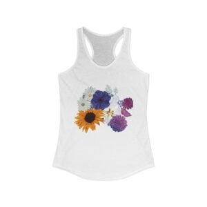Flowers Blooming Racerback Tank