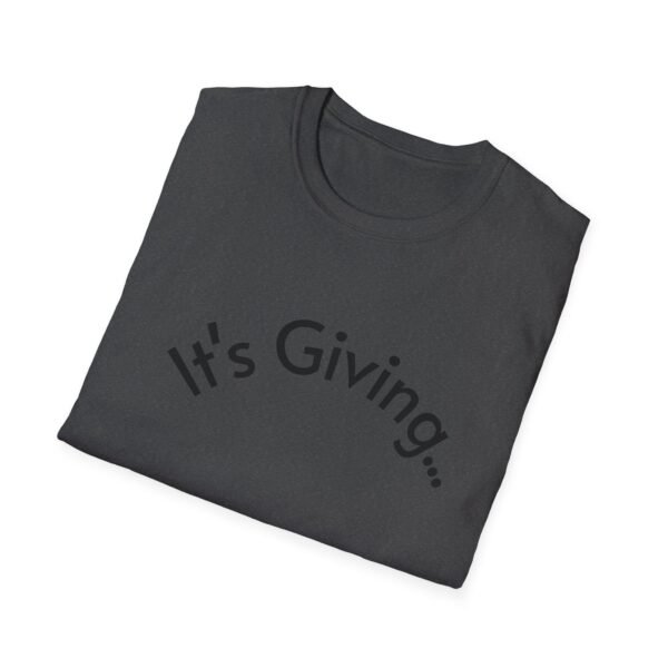 2533136060342517044_2048.jpeg Unisex Softstyle T-Shirt - It's Giving... | Casual Wear, Gift for Friends, Birthday Gift, Everyday Style, Trendy Fashion
