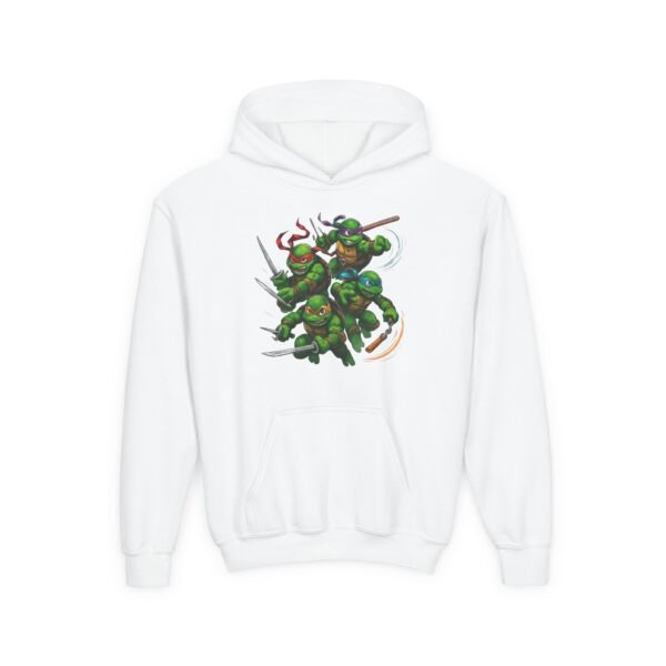 3449722282772378777_2048.jpeg Teen Ninja Turtles Hooded Sweatshirt, Cool Casual Wear, Gift for Kids, Cozy Winter Top, Perfect for Birthdays, Comic Fans