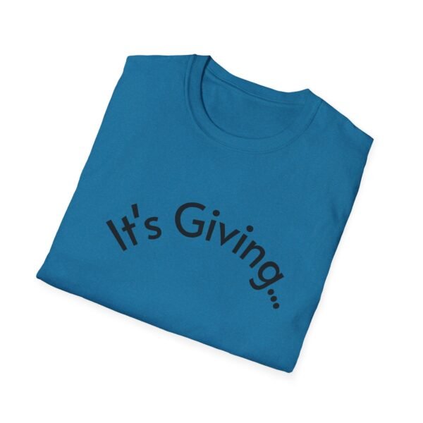 3623659716839996036_2048.jpeg Unisex Softstyle T-Shirt - It's Giving... | Casual Wear, Gift for Friends, Birthday Gift, Everyday Style, Trendy Fashion
