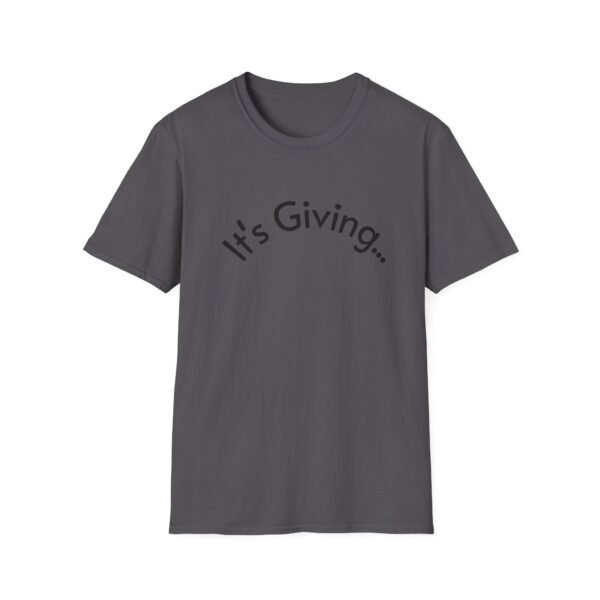 3707515487161650596_2048.jpeg Unisex Softstyle T-Shirt - It's Giving... | Casual Wear, Gift for Friends, Birthday Gift, Everyday Style, Trendy Fashion