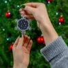 558936286068410279_2048.jpeg Pewter Snowflake Ornament - Winter Decoration, Christmas Gift, Holiday Decor, Tree Ornament, Handmade Keepsake