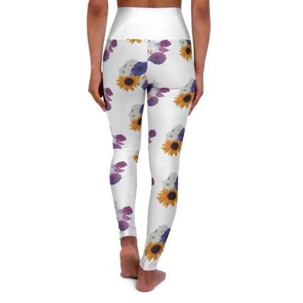 Flowers Blooming High Waisted Yoga Leggings
