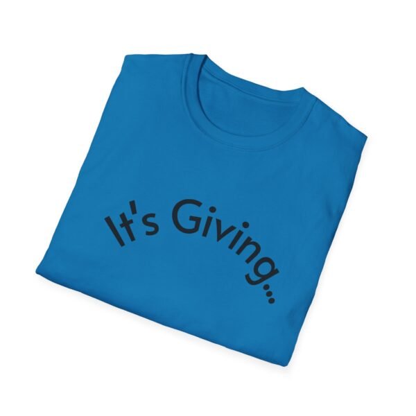 6037363105061241923_2048.jpeg Unisex Softstyle T-Shirt - It's Giving... | Casual Wear, Gift for Friends, Birthday Gift, Everyday Style, Trendy Fashion