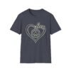6215720507553963269_2048.jpeg Love & Peace Unisex Softstyle T-Shirt, Vintage Vibe Tee, Casual Wear, Gift for Friends, Everyday Comfort, Boho T-Shirt
