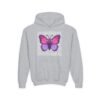 6274997890879475140_2048.jpeg Butterfly Youth Hoodie, Cozy Sweatshirt for Kids, Spring Fashion, Animal Lover Gift, Cute Butterfly Design, Perfect for Birthdays
