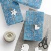 638706775110769964_4096.jpeg Winter Wonderland Wrapping Paper, Snowflake Gift Wrap, Holiday Gift Wrap, Christmas Wrapping, Blue Snowflake Paper