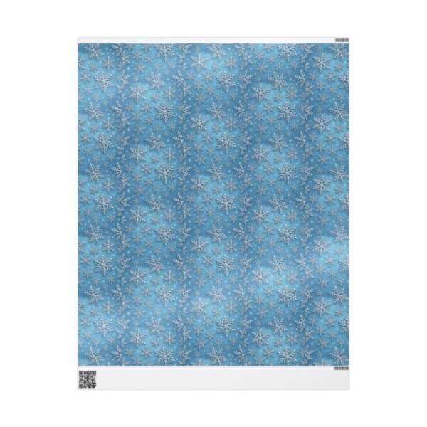 673697531039090945_4096.jpeg Winter Wonderland Wrapping Paper, Snowflake Gift Wrap, Holiday Gift Wrap, Christmas Wrapping, Blue Snowflake Paper