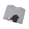 7111448159643475689_2048.jpeg Lamb and Lion Sweatshirt, Cozy Animal Graphic Crewneck, Unisex Gift for Nature Lovers, Perfect for Chill Days or Holidays