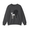 7116527875418242525_2048.jpeg Lamb and Lion Sweatshirt, Cozy Animal Graphic Crewneck, Unisex Gift for Nature Lovers, Perfect for Chill Days or Holidays