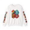 8602903098201001540_2048.jpeg Puzzle Peace Crewneck Sweatshirt - Cozy Unisex Fashion, LGBTQ+ Pride Gift, Friendship Sweatshirt, Casual Wear, Peaceful Vibes