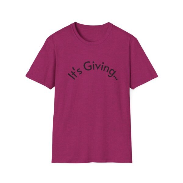 8753278937143660221_2048.jpeg Unisex Softstyle T-Shirt - It's Giving... | Casual Wear, Gift for Friends, Birthday Gift, Everyday Style, Trendy Fashion