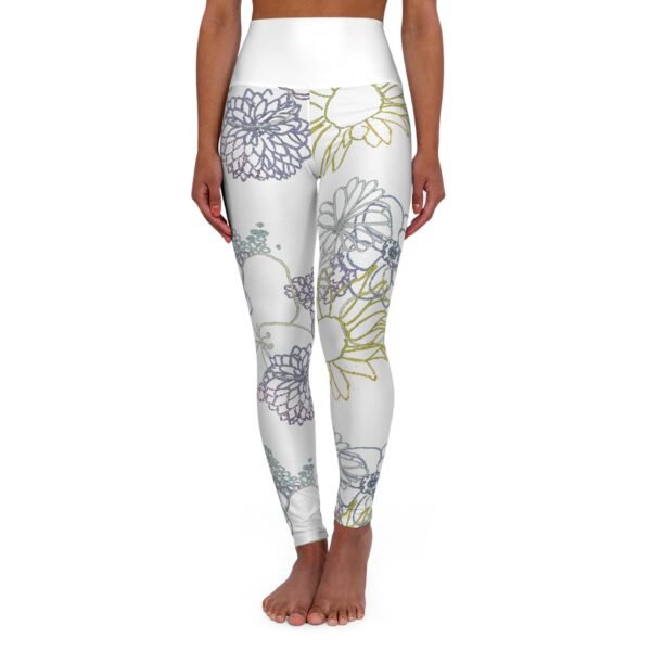 Flowers High Waisted Yoga Leggings