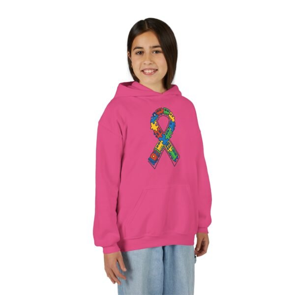 Autism Awareness Hoodie for Youth | Colorful Puzzle Ribbon Sweatshirt | Support & Celebrate Differences, Perfect Gift for Kids | [...]
