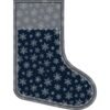 Elegant Snowflake Christmas Stocking, Winter Decor, Holiday Gift, Personalized Stocking, Festive Home Decoration