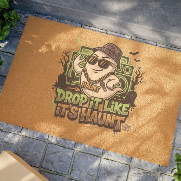 Drop It Like It's Haunt Doormat | Halloween Ghost Door Mat
