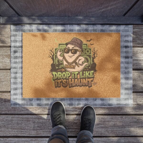 Drop It Like It's Haunt Doormat | Halloween Ghost Door Mat